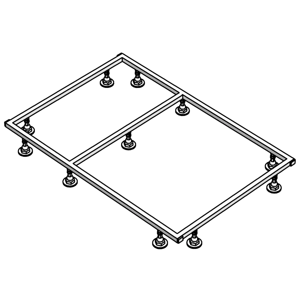 Каркас литого поддона Essentia 110x70 см Santreyd Keram STLM-2062615 - Вид №1
