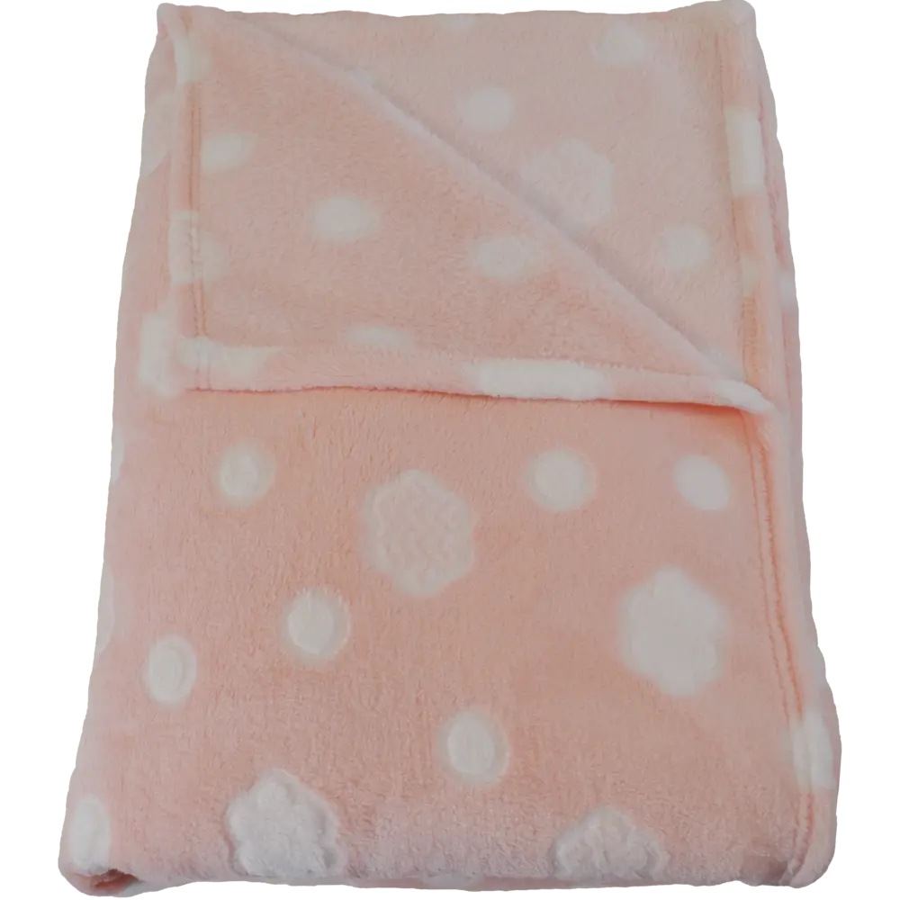 Плед «Облака» 140x200 см фланель цвет розовый Santreyd STLM-2132380 - Вид №2