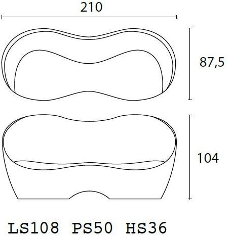 Casamania & Horm 2-местный диван из ткани или кожи Ouch & kouch sun-id-1345255 - Вид №13