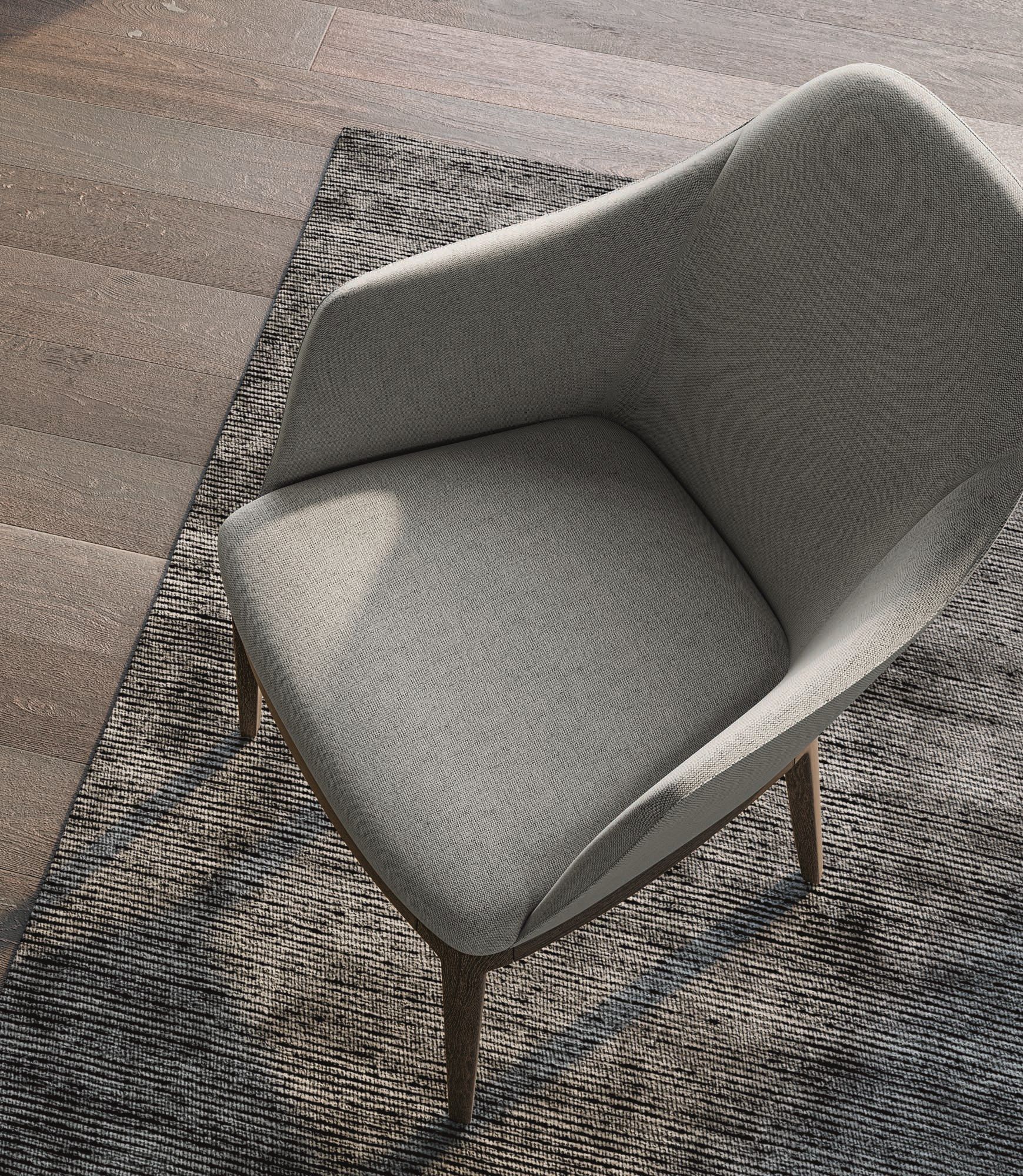 Тканевый стул с подлокотниками Dall'Agnese Gulp ARCH-00102469 - Вид №1