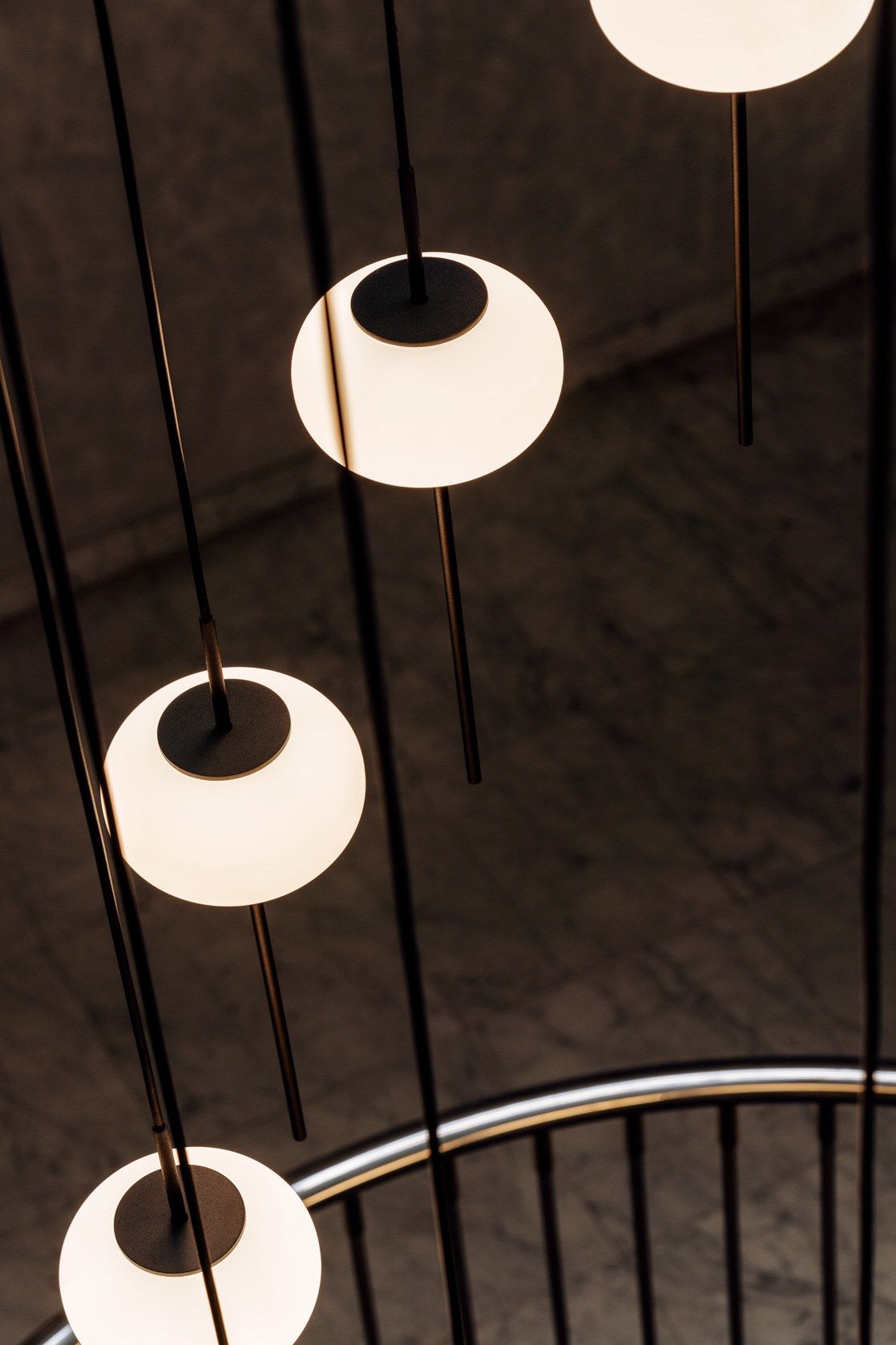 Опаловое стекло светодиодный подвесной светильник Milan Iluminacion Astros ARCH-00099813 - Вид №13