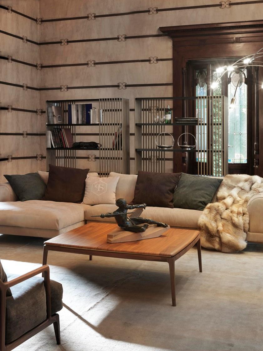 SELVA Открытый двусторонний книжный шкаф из дерева и металла  8088  - Вид №14