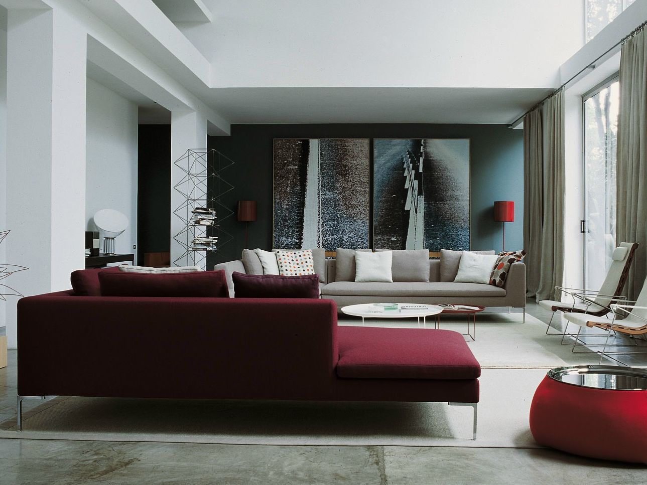 Угловой диван из ткани B&B Italia ARCH-00112684 - Вид №8