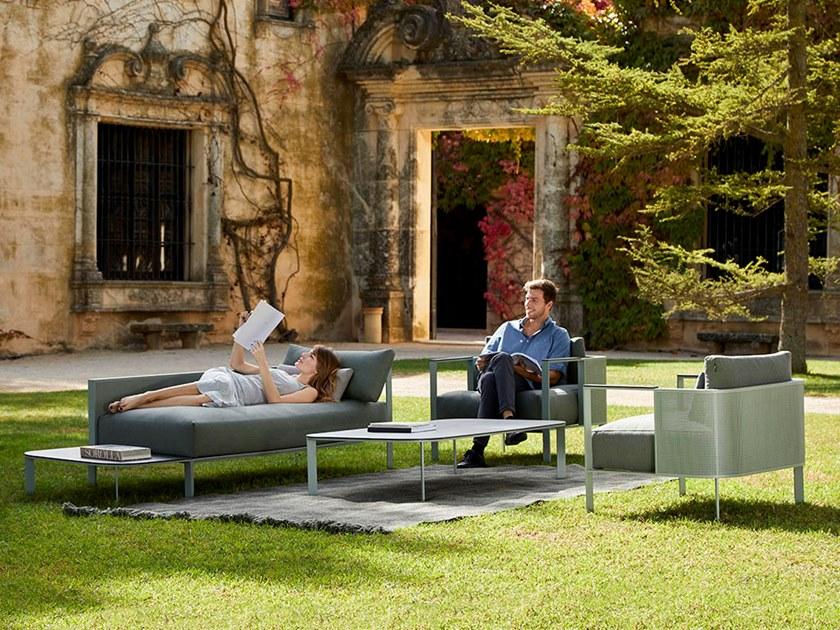 GANDIABLASCO Садовое кресло из термо-лакированного алюминия с подлокотниками Solanas sun-id-1403685 - Вид №9