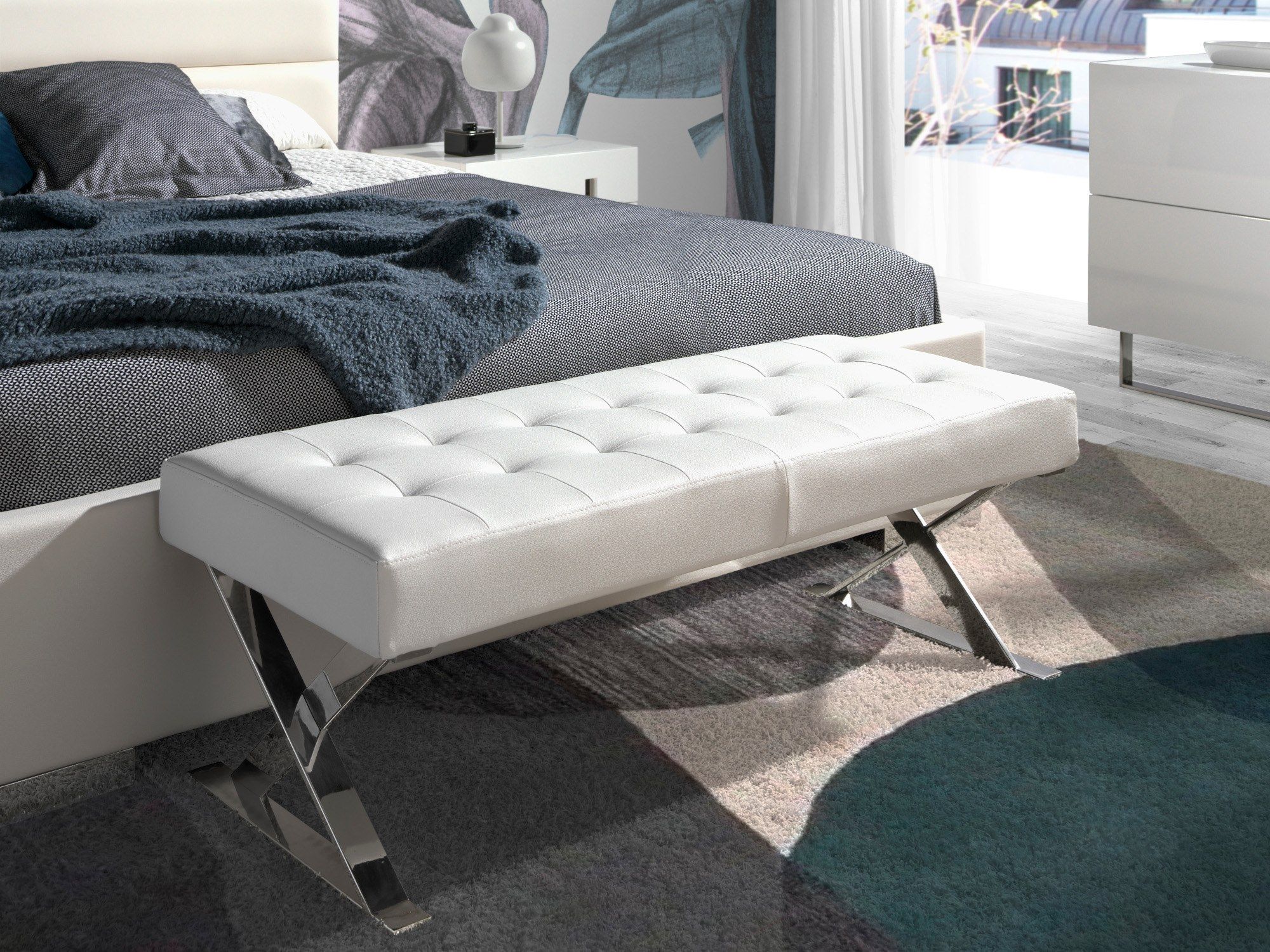 Мягкая скамейка из искусственной кожи Angel Cerda Dreams ARCH-00029401 - Вид №3