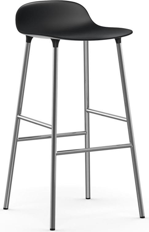 603164 Барный стул 75 cm Chrome Black Normann Copenhagen Form