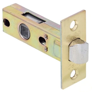 Защёлка для межкомнатных дверей Euro, 8х45 мм, сталь, цвет матовая латунь