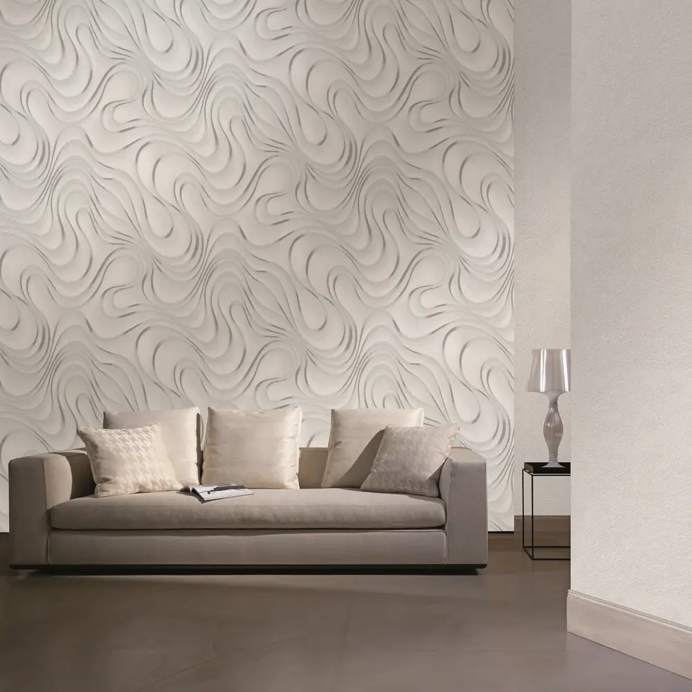 Обои флизелиновые Marburg Colani серые 1.06 м 97997 STLM-2116139 - Вид №3