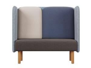 2-местный тканевый диван с огнестойкой обивкой