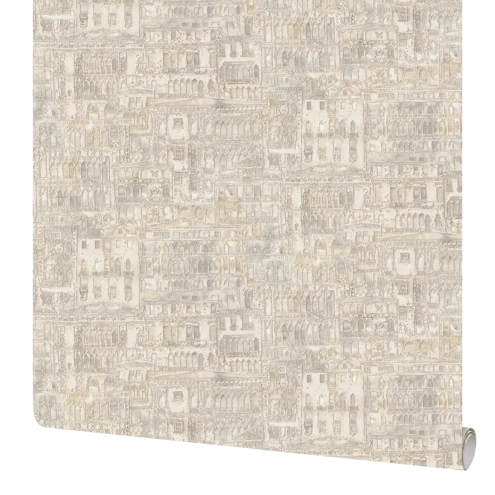 Обои флизелиновые Monte Solaro Palazzo бежевые 1.06 м MS9144-01 Palazzo ducale STLM-2211722