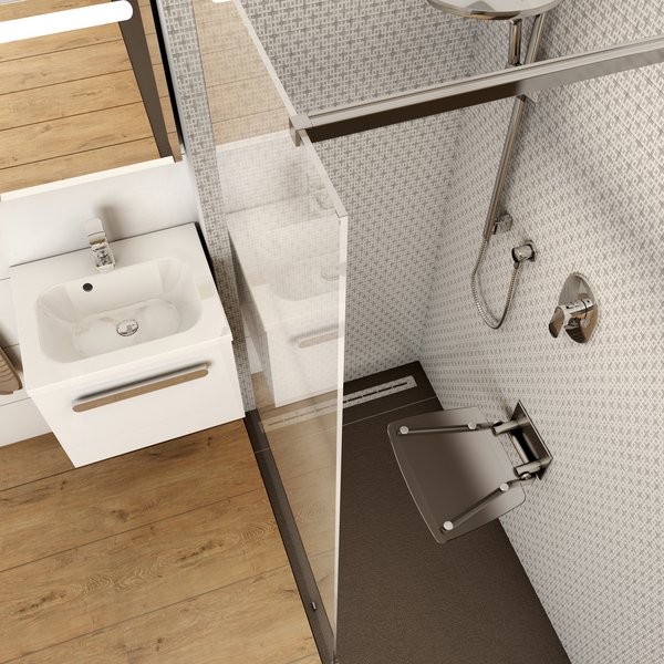 Универсальное сиденье для душа OVO-B-ORANGE/BLACK Ravak B8F0000047 - Вид №11