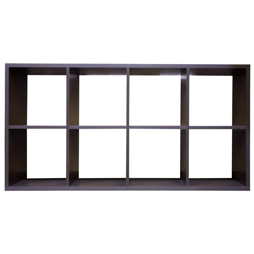 Стеллаж 8 секций 70x137,2x31,5 см, ЛДСП, цвет венге Santreyd STLM-2205991 - Вид №1