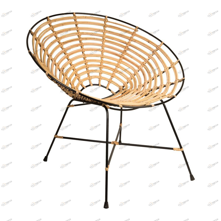 Кресло Kubu круглое Dutchbone 1100229