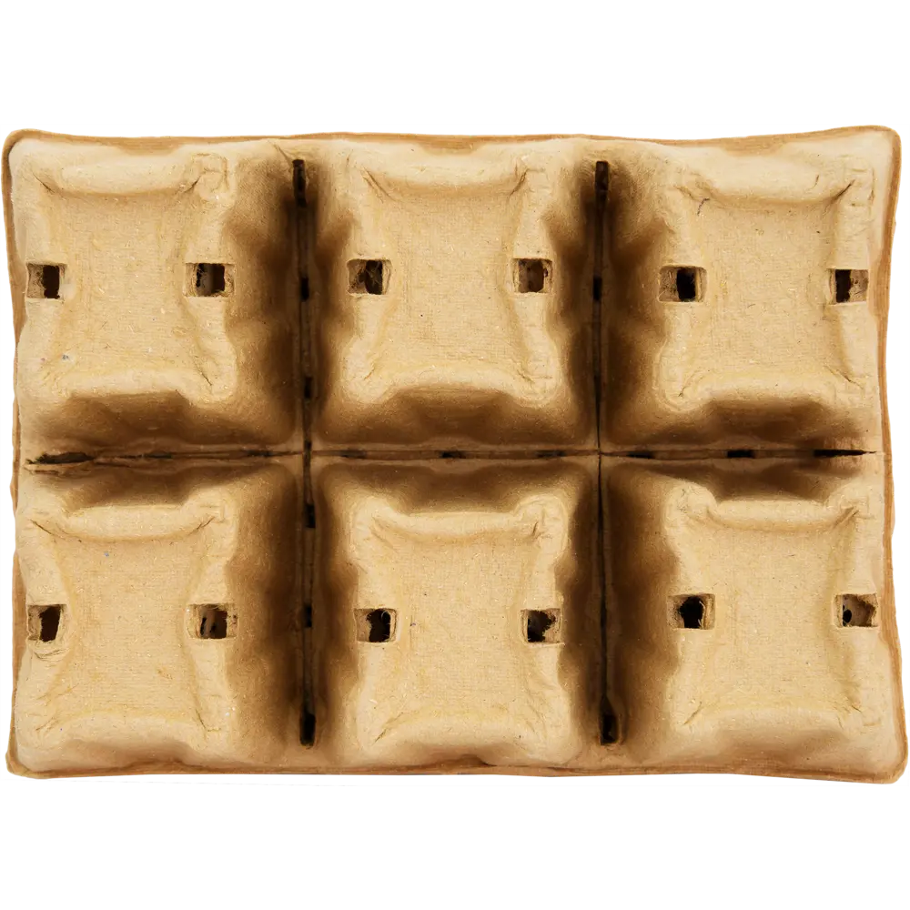 Кассета рассадная биоразлагаемая 6 ячеек 5 шт Santreyd STLM-2025385 - Вид №2