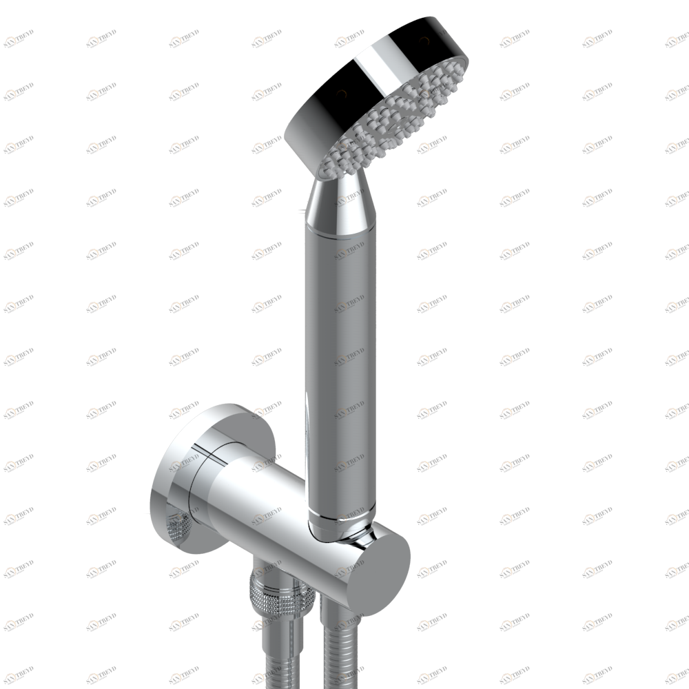 G69-54 Душ ручной стильный встраиваемый в стену, шланг и патрубок для душа с крючком Thg-paris Spirit Хром G69 54  A02 CAT.A