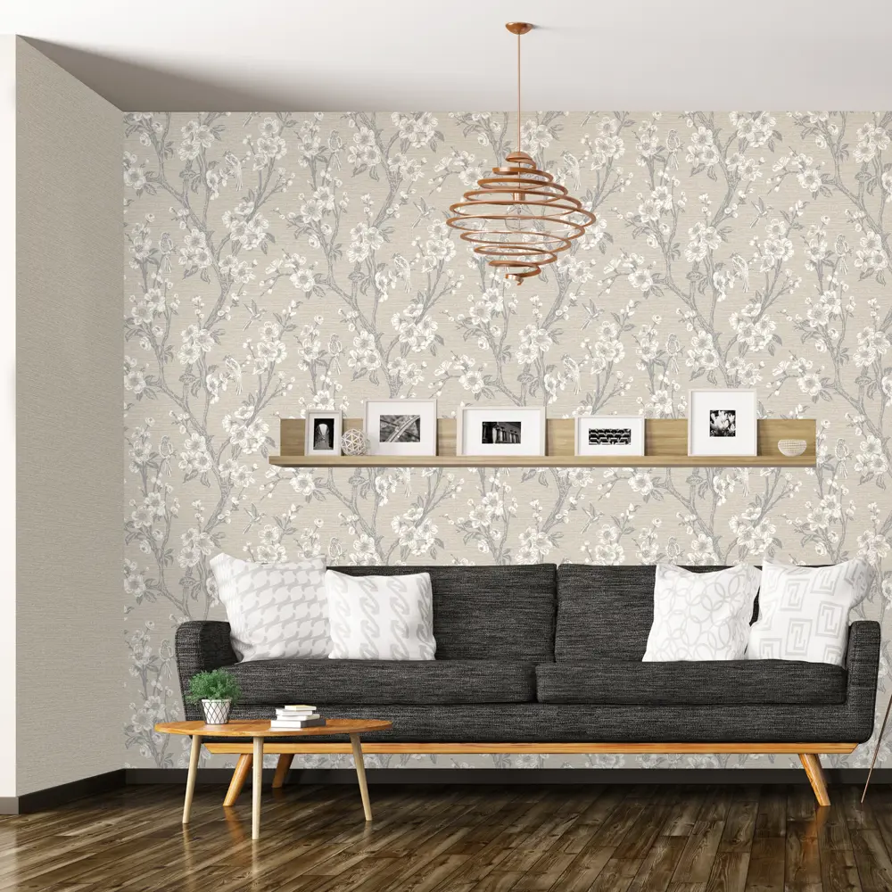 Обои флизелиновые Euro Décor Vesper коричневые 1.06 м 7050-01 EURO DECOR STLM-2160488 - Вид №3