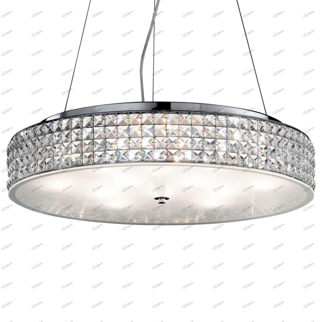 Подвесной светильник Ideal Lux Roma SP12 IDEAL LUX ДИЗАЙНЕРСКИЕ, ROMA 072740 Хром 