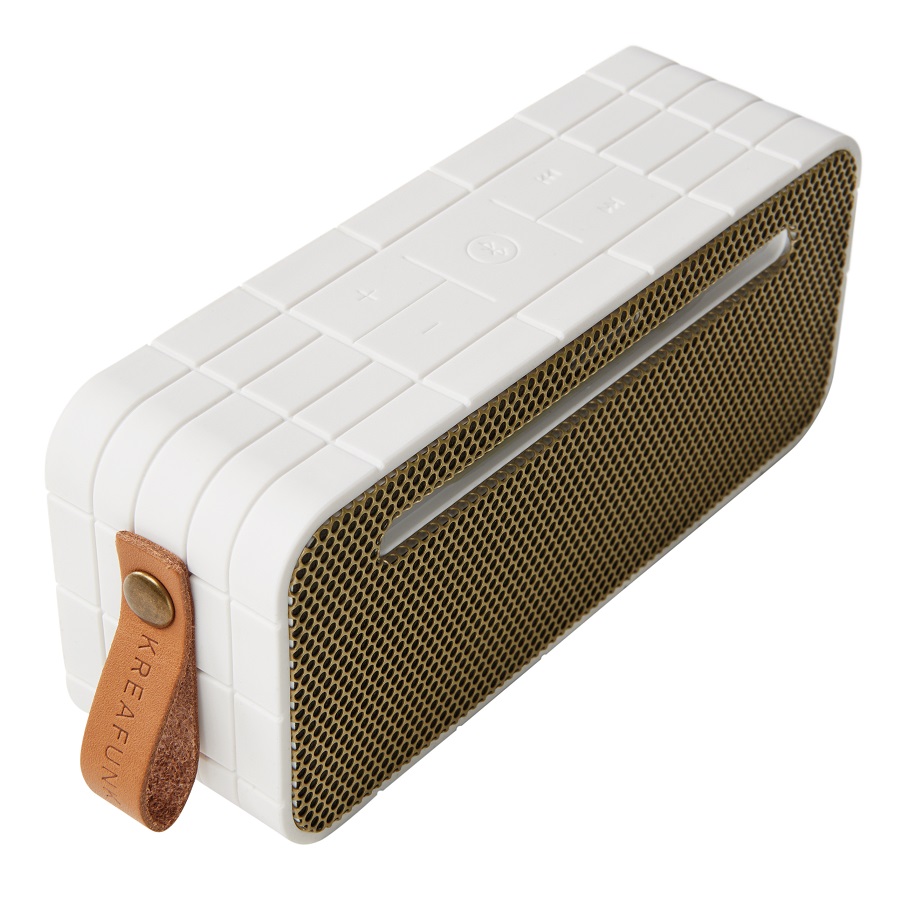 Колонка беспроводная с ремешком aMOVE белая KREAFUNK KFNG61 - Вид №9