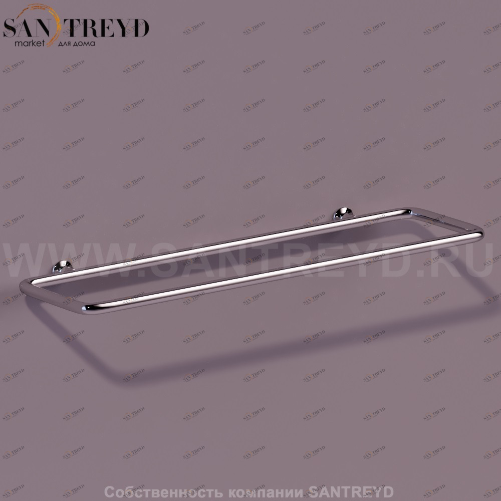 Полотенцедержатель настенный или для раковины FLOW хромированный Simas FL35CR