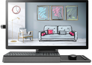 F0E5003URK yoga a940-27icb 27"(3840x2160)/touch/intel core i7 9700(3ghz)/16384mb/1000+512ssdgb/nodvd/ext:amd radeon rx 560(4096mb)/bt/wifi/war 1y/14.5kg/iron grey/w10 + wireless kb and mouse, pen Lenovo