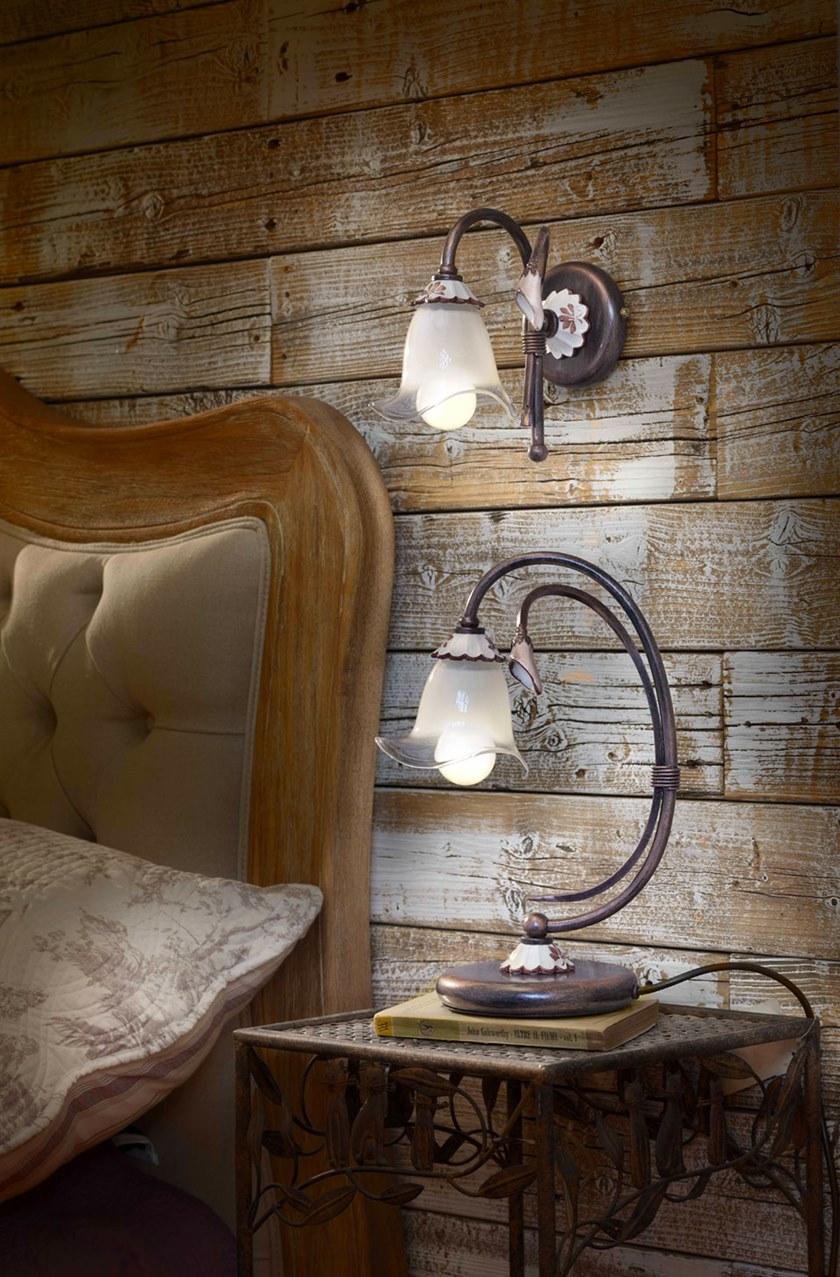 FERROLUCE Керамическая настольная лампа с фиксированным кронштейном Vicenza C462 - Вид №1