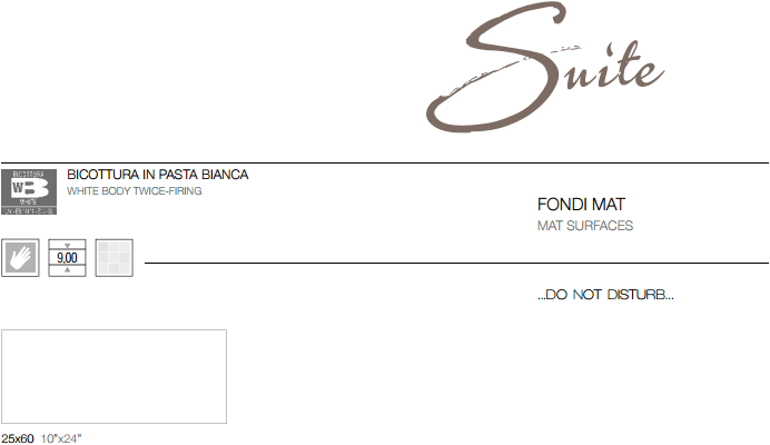 CERAMICHE BRENNERO Белая плитка для стен Suite Curir - Вид №3