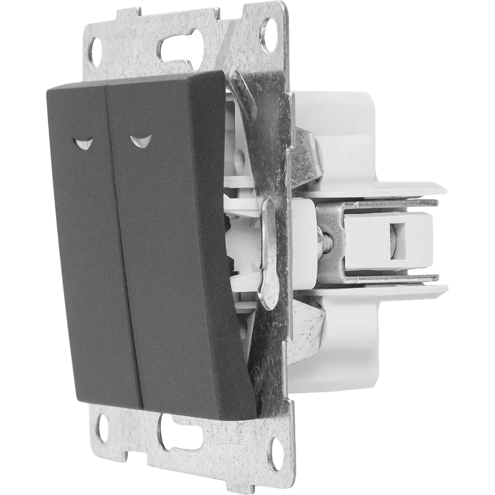 Выключатель GUSI Electric Classic с индикацией для двух цепей освещения 83864243 Ugra STLM-0045174 - Вид №4