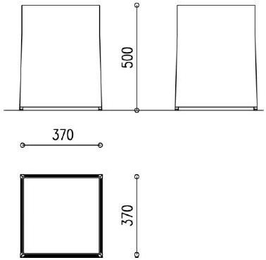 COLLI CASA Мягкий пуф со съемным чехлом из ткани Como sun-id-1501749 - Вид №5