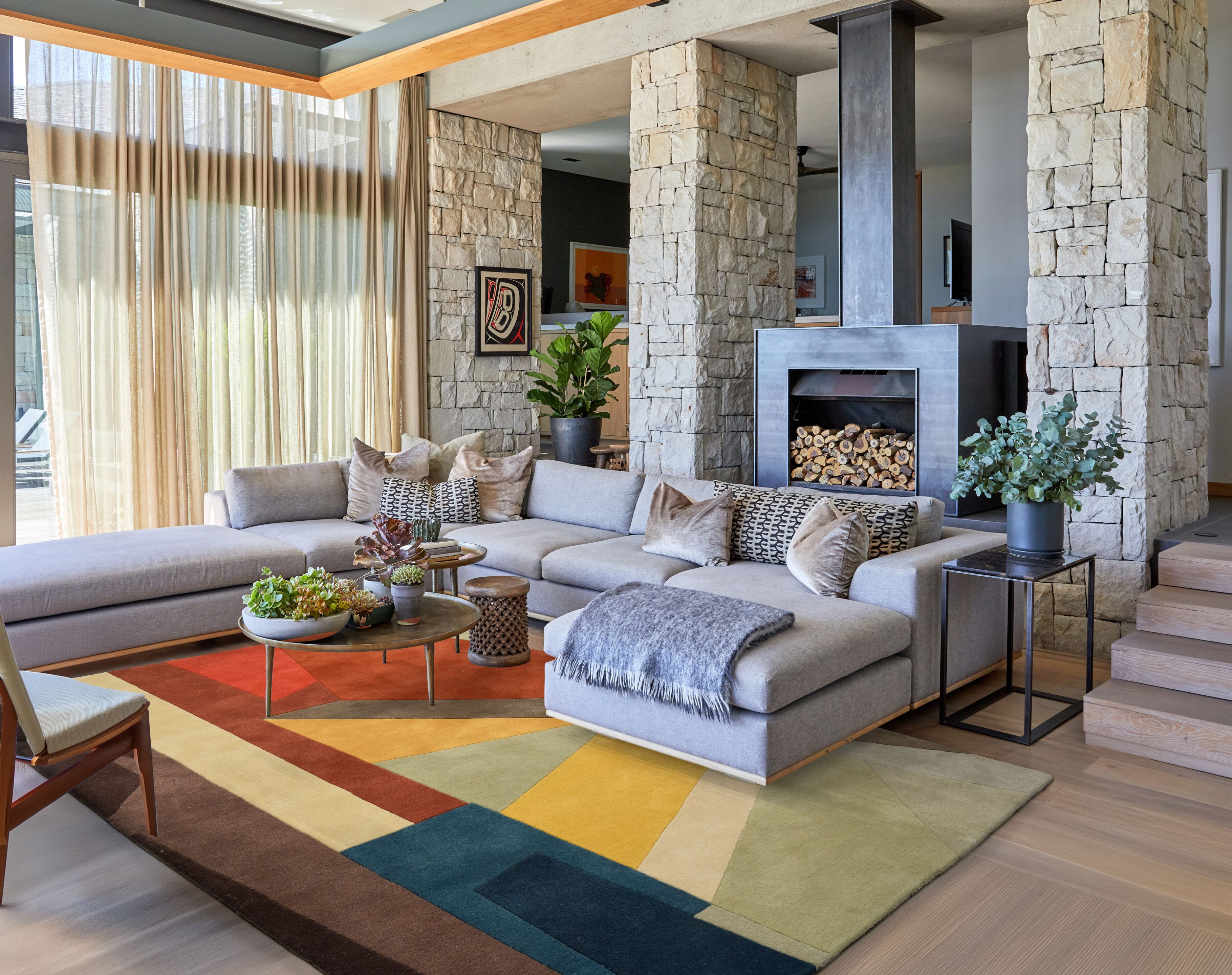 Прямоугольный ковер с длинным ворсом optical Ademi Exclusive ARCH-00030158 - Вид №1