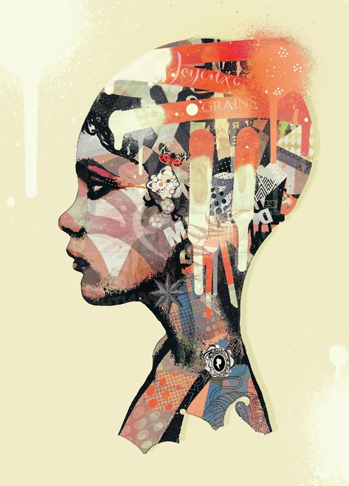 MOMENTI Авторский художественный принт Crazy home paintings Gi-022 - Вид №1