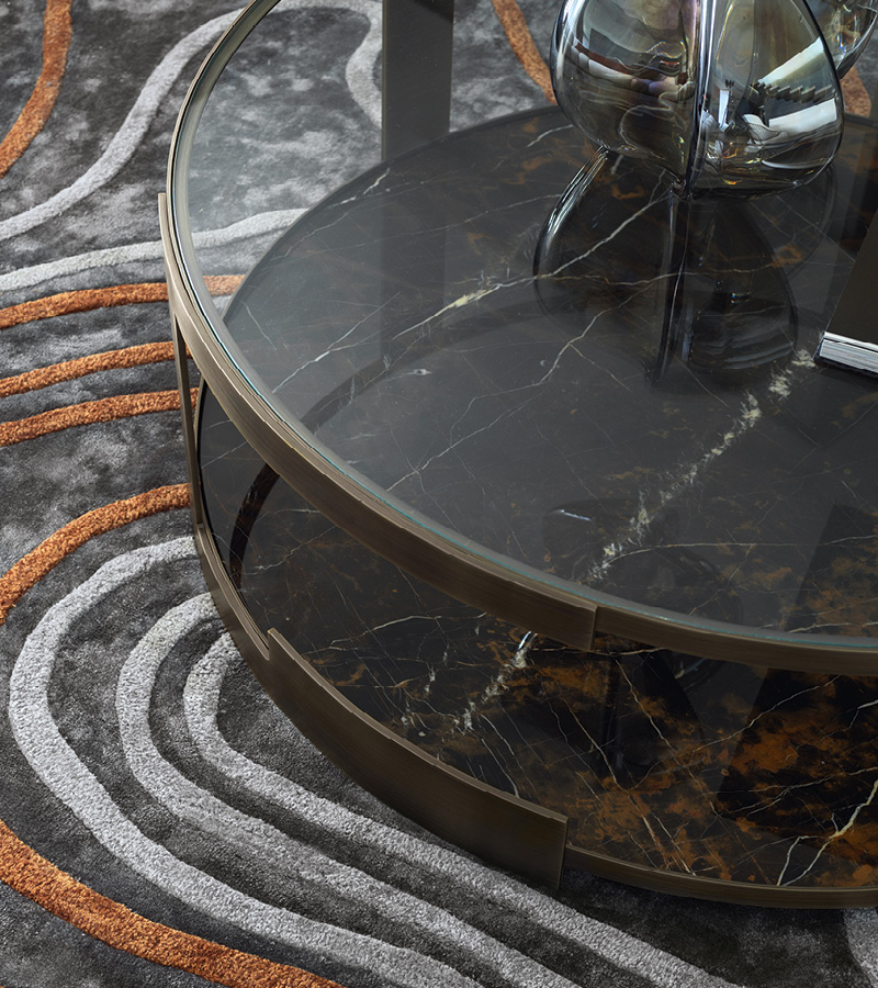 GRST21 Trésor Круглый бронзовый коктейльный стол - giorgio collection - Вид №1