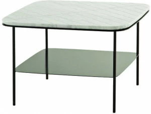 Roche Bobois Сервисный столик из мрамора с журнальной стойкой Les contemporains