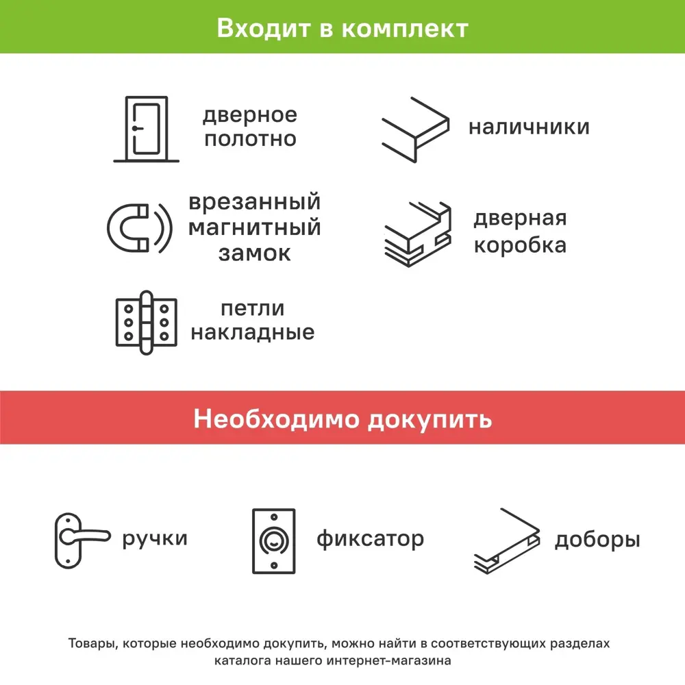 Комплект межкомнатной двери Борно 56 глухая 60x200 см ПЭТ цвет белый с коробом и наличниками без доборов PORTIKA STLM-2146324 - Вид №5