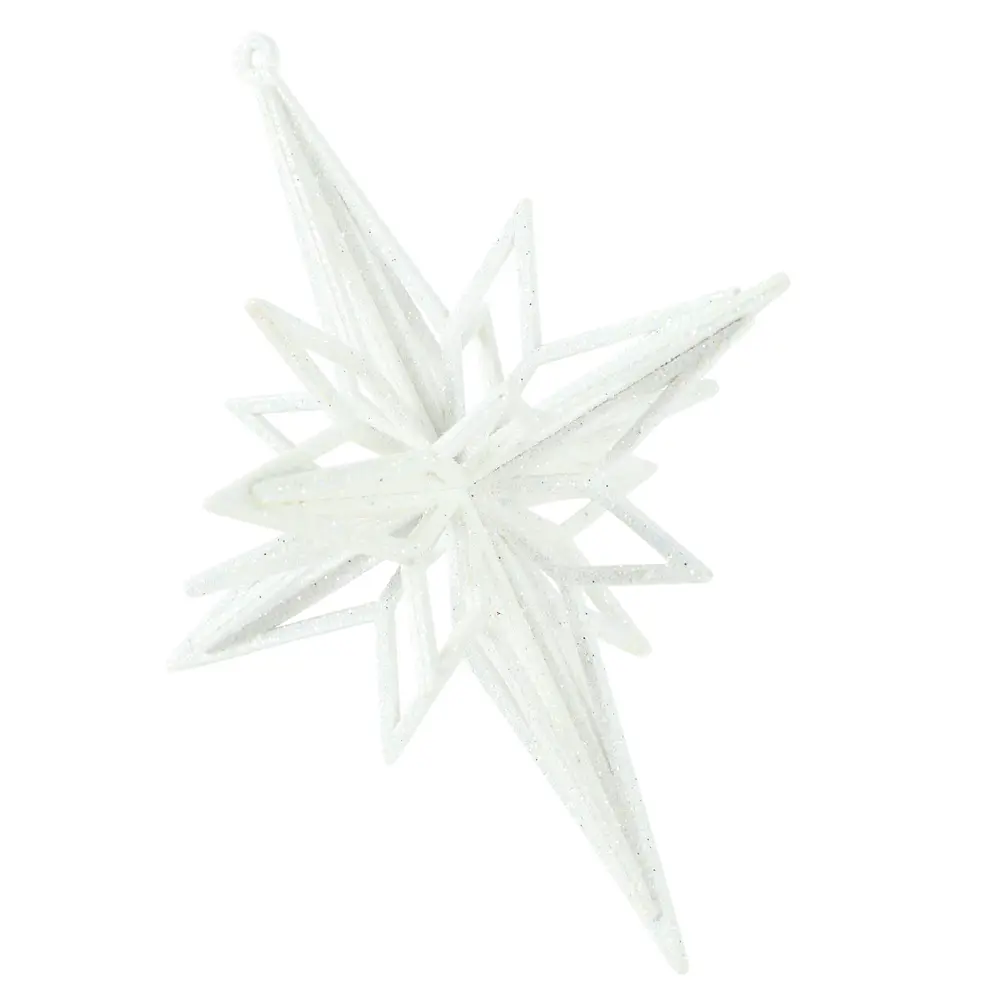 84884199 Новогоднее украшение Ромб 12x12 см цвет белый STLM-0956520 Santreyd 