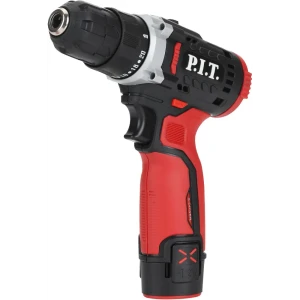 Дрель-шуруповерт аккумуляторная P.I.T. LPBM12K-10A, 12 В Li-Ion, 2x1.5 Ач