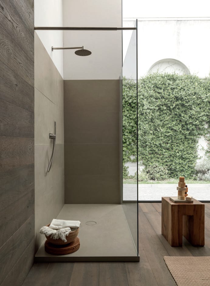 Шкаф для раковины из железа и стекла со встроенной раковиной MODULNOVA Surf ARCH-00124440 - Вид №2