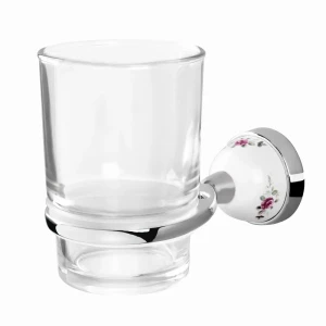Стакан для зубных щёток подвесной «Rose» цвет прозрачный 18369471 STLM-2185284