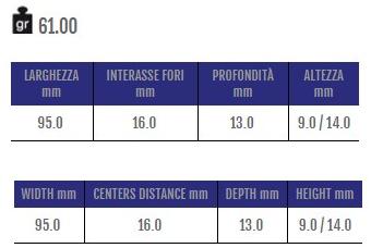 Cosma Ручка для мебели из замака в современном стиле  12471  - Вид №1