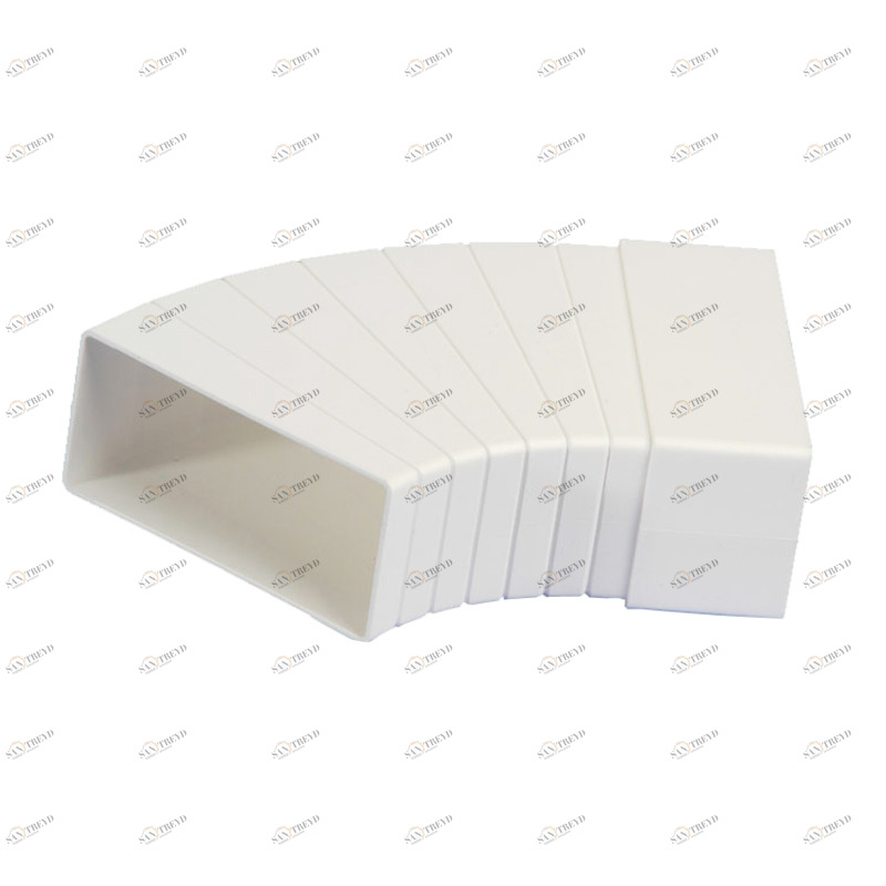 Отвод пластиковый плоский Europlast KLH15-60 (110х55) 06-0504-004
