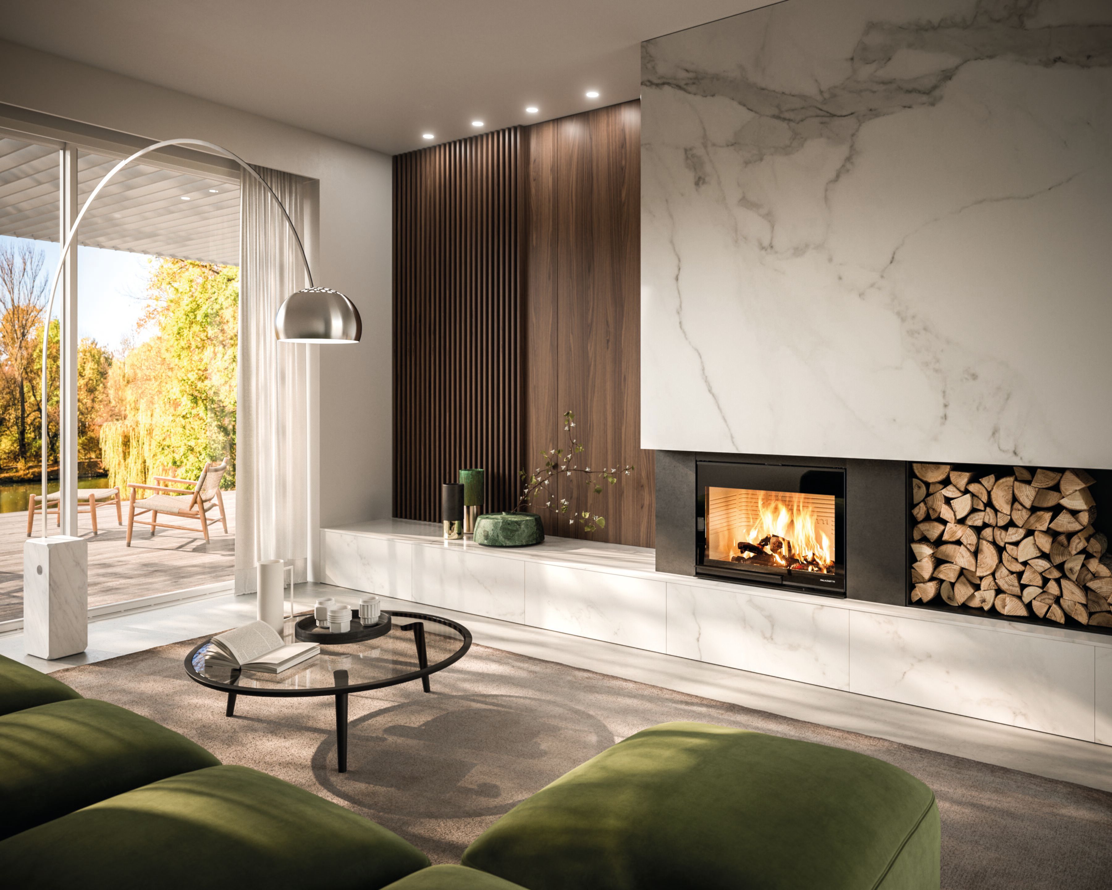 Дровяной камин PALAZZETTI WTX 80 ARCH-00088136 - Вид №1