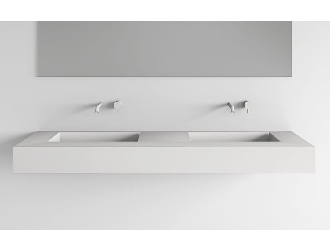 Прямоугольная двойная раковина из ламината FIT INTERIORS SIMPLE ARCH-00124413 - Вид №1