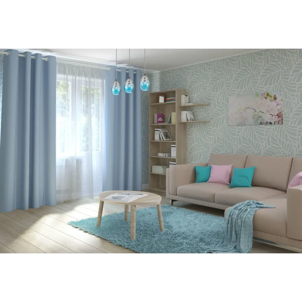 Обои флизелиновые Rasch Selection Vinyl Vlies синие 0.53 м 603606 Selection Vinyl/Vlies STLM-2110379 - Вид №2