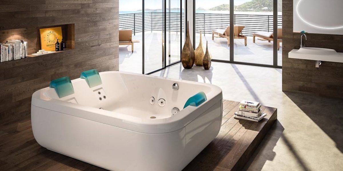 Ванна с гидромассажем "HYDRO FRIENDLY" Aquasoul Extra напольная 9443-680A Jacuzzi 9443680A - Вид №2