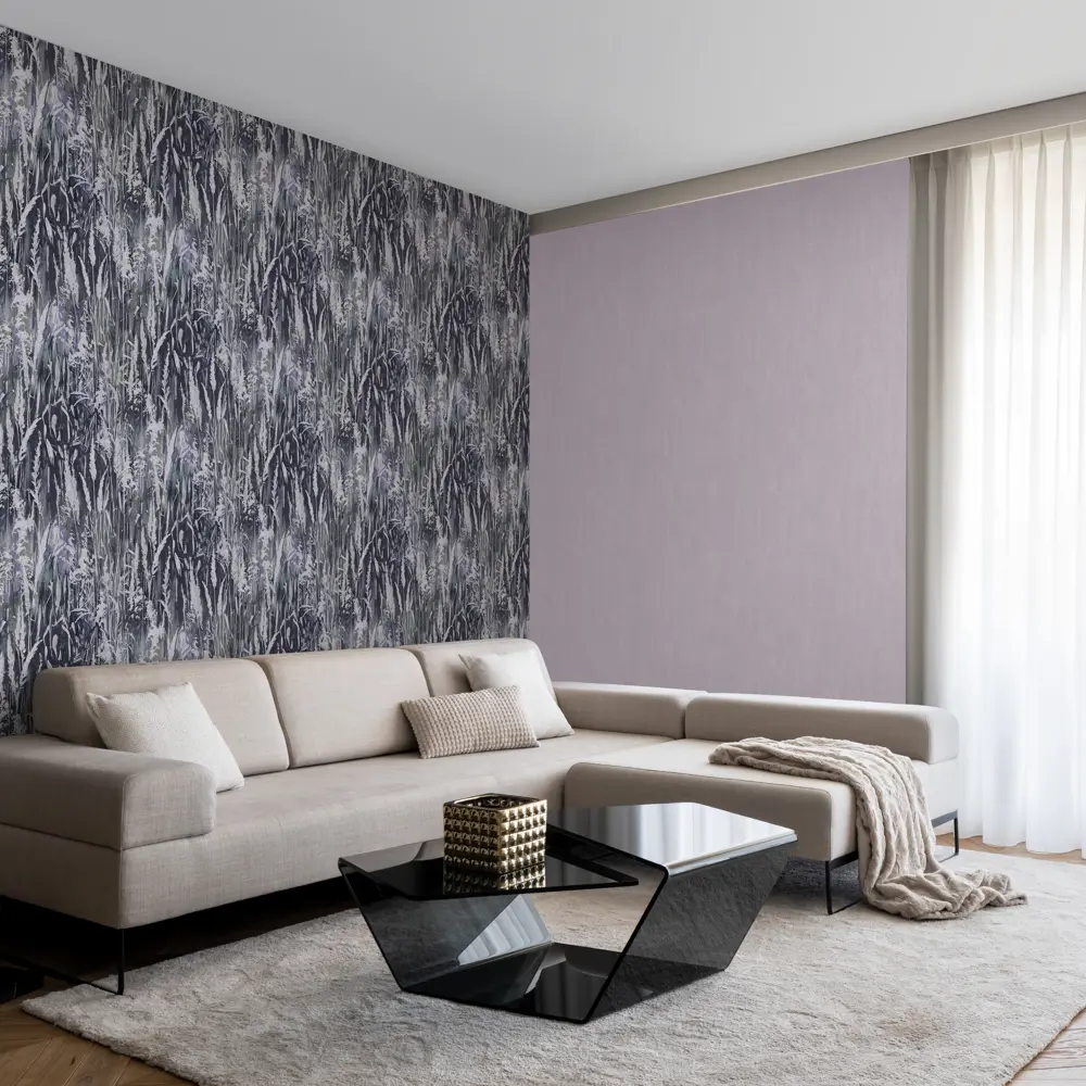 Обои флизелиновые Ateliero Oleron фиолетовые 1.06 м At285659 STLM-2044856 - Вид №4