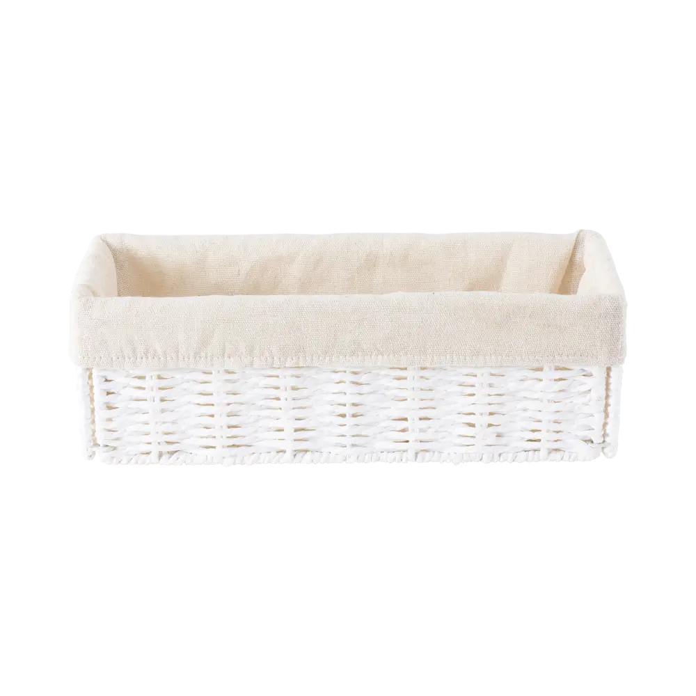 Корзина белая 10x10x30 см бум Konsensa STLM-2197429 - Вид №2