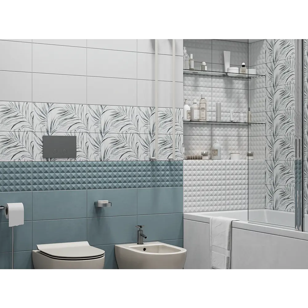 Плитка настенная Culto Asana Grey 20x40 см 1.2 м² бетон цвет серый STLM-2094901 - Вид №3