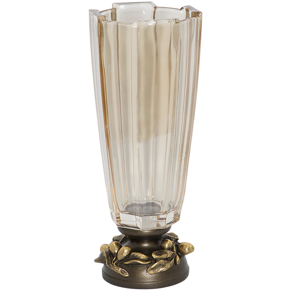 52102+52104 Фруктовница и ваза Oliva Branch Gold Бронза BOGACHO  - Вид №4