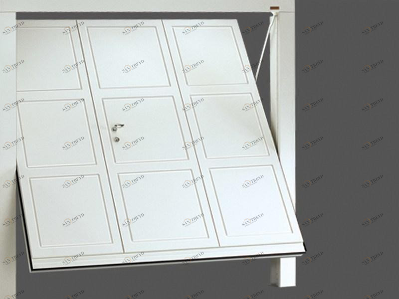 DE NARDI Подъемные деревянные гаражные ворота sun-id-1358477