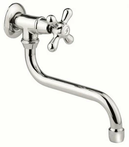 EMMEVI RUBINETTERIE Смеситель для кухни настенный с поворотным изливом Decò classic