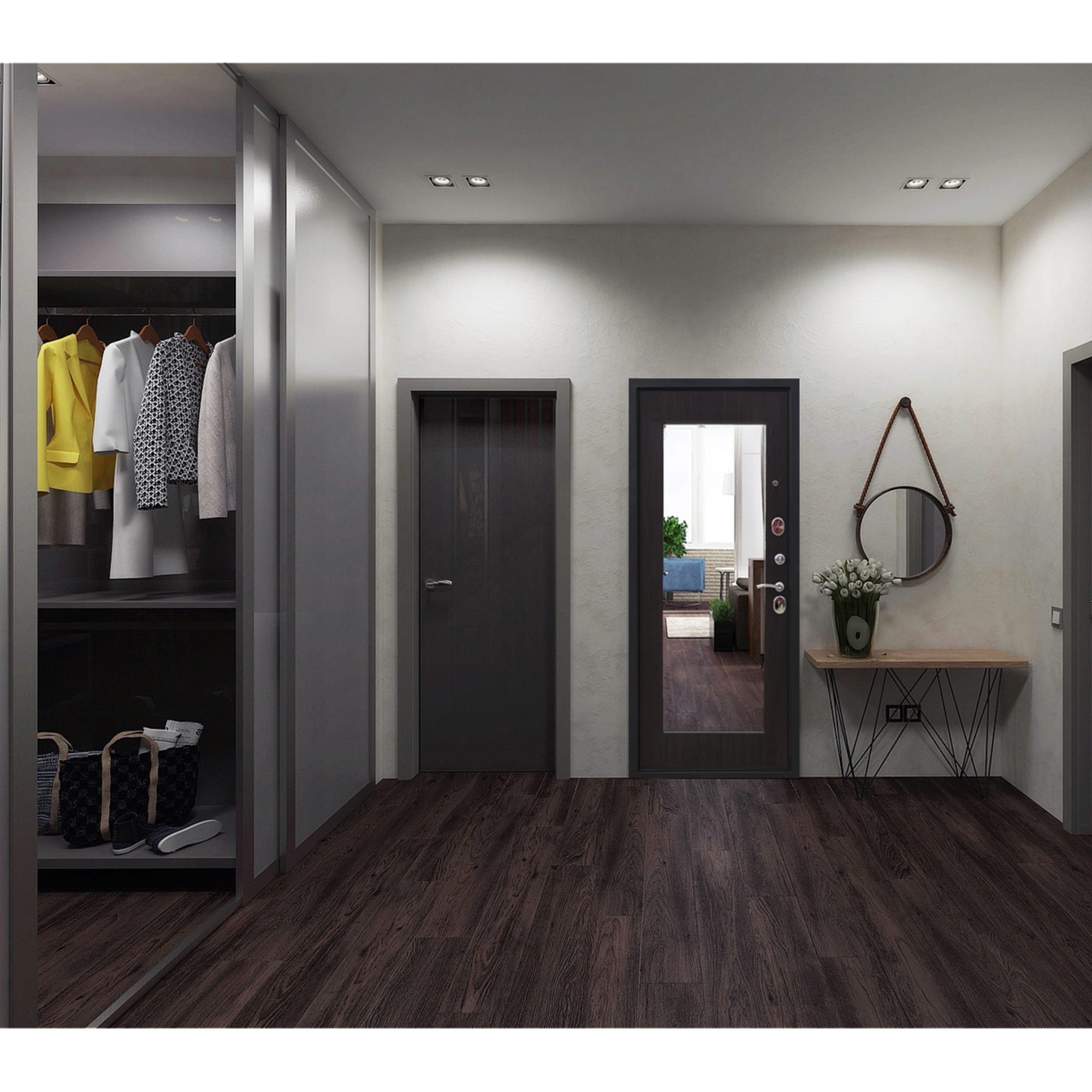 16666405 Дверь входная металлическая Царское зеркало Maxi, 960 мм, левая, цвет венге Santreyd  - Вид №9